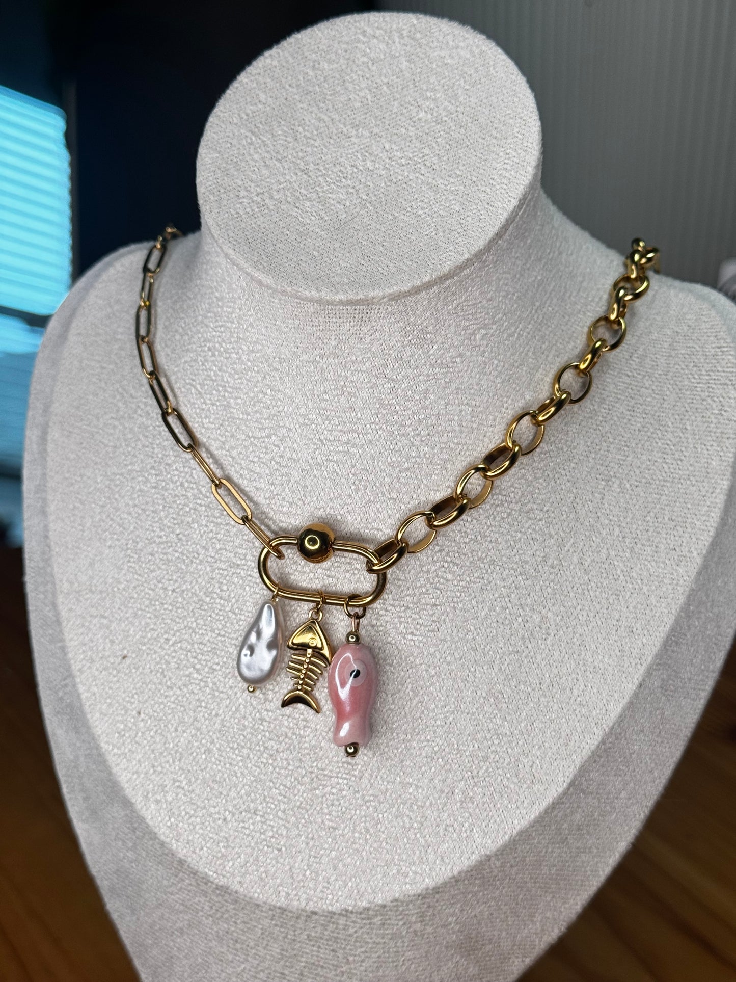 Collar Charms y Hebilla Procesos del Mar