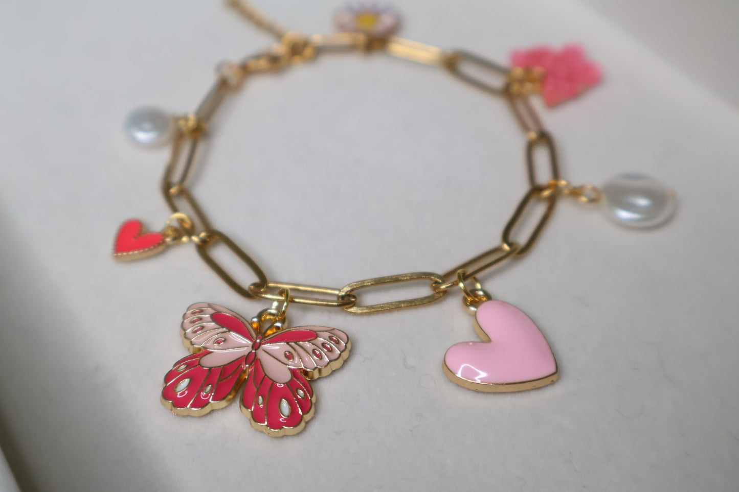 Brazalete Charms Algodón de Azúcar