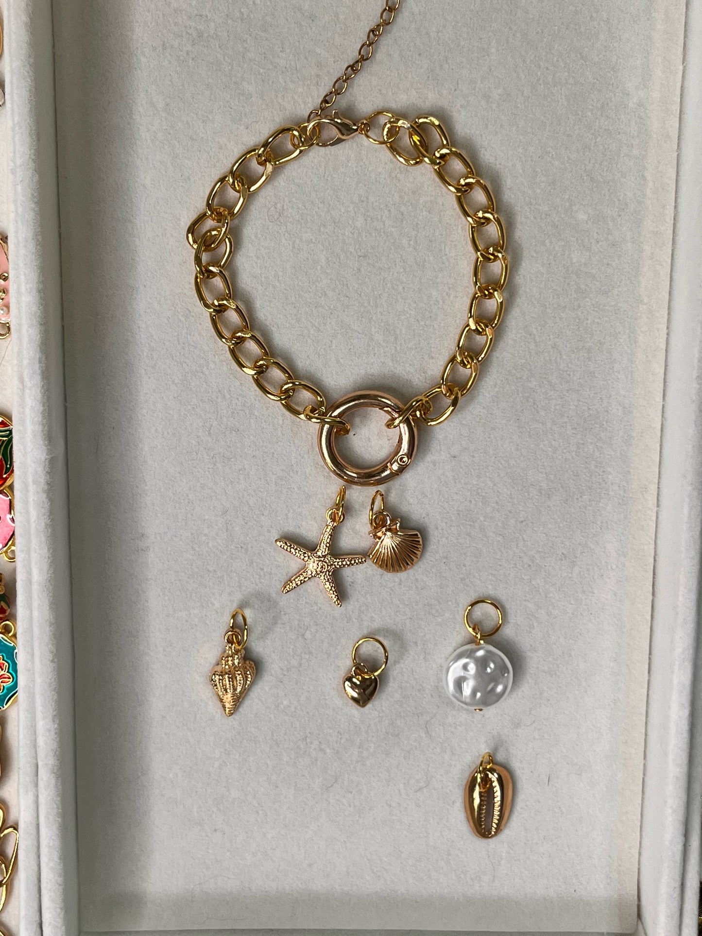 Brazalete Charms Intercambiables Cachivaches del Mar