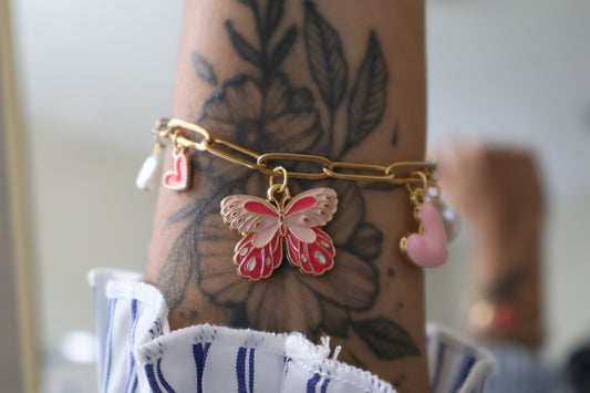 Brazalete Charms Algodón de Azúcar