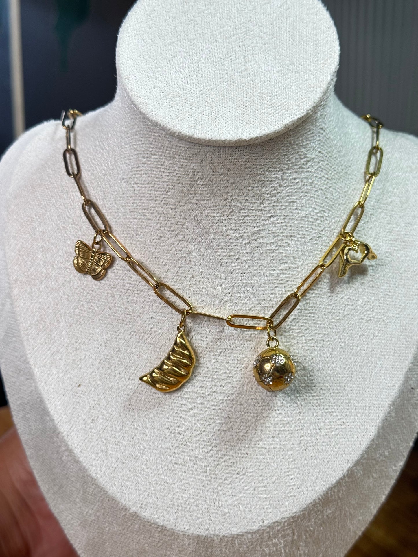 Collar con Charms Viva Colombia