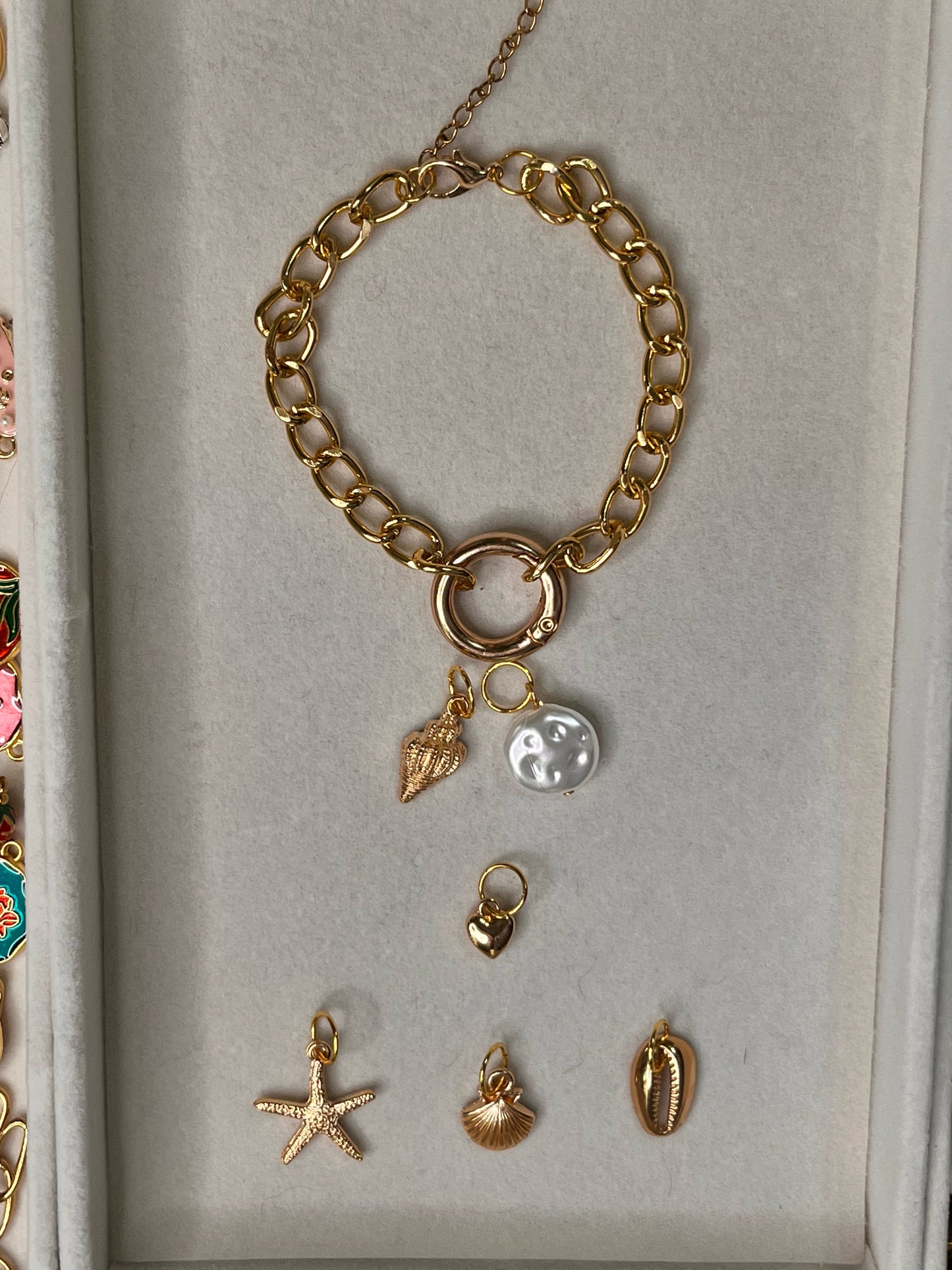 Brazalete Charms Intercambiables Cachivaches del Mar