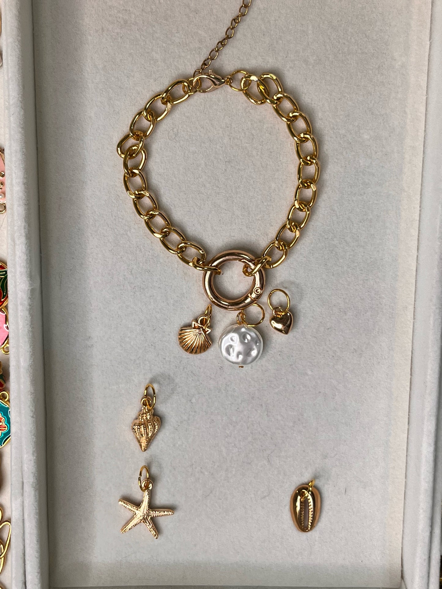 Brazalete Charms Intercambiables Cachivaches del Mar