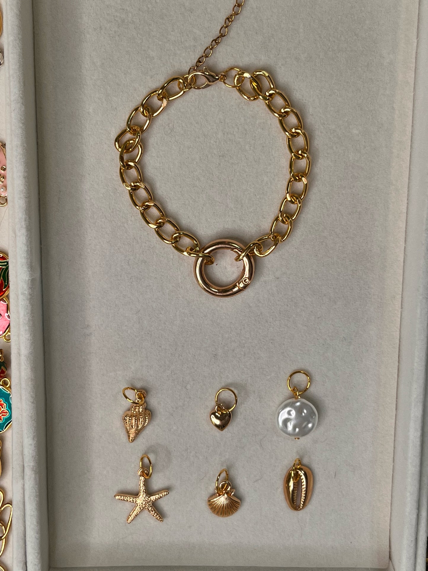 Brazalete Charms Intercambiables Cachivaches del Mar