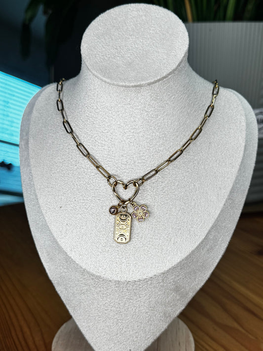 Collar Charms Mix Loved