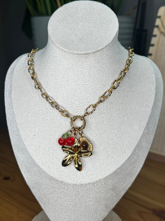 Collar Charms Floresilla