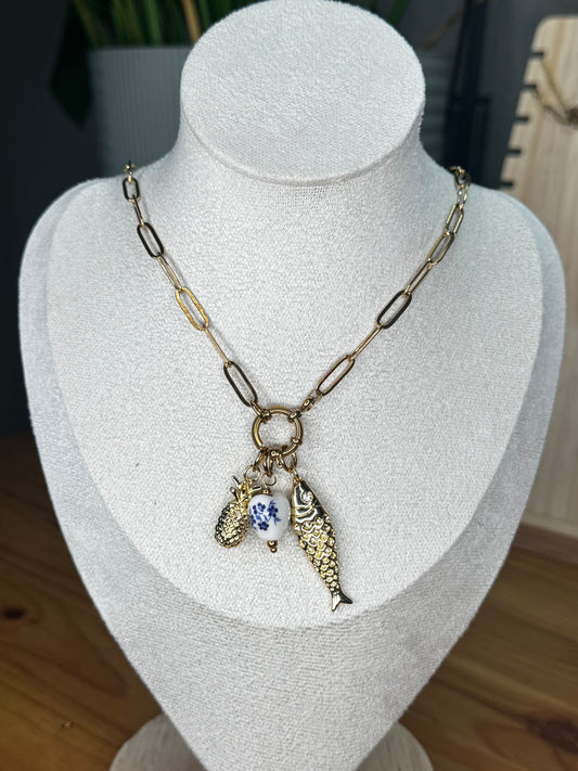 Collar Charms Mar Traicionero