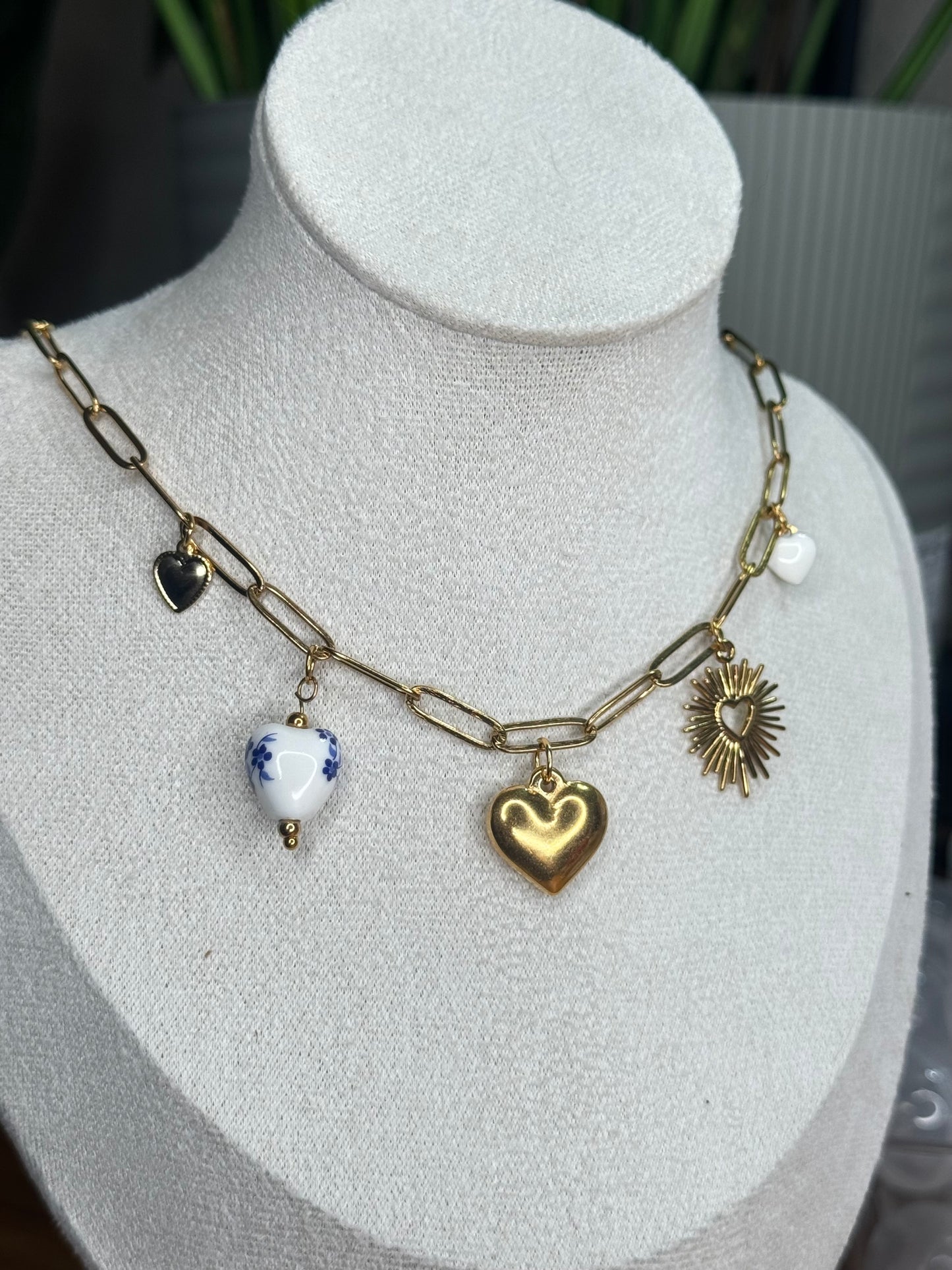 Collar con Charms Elegancia de Francia