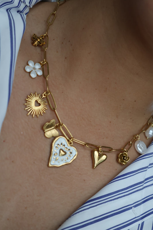 Collar de charms Mil Amores