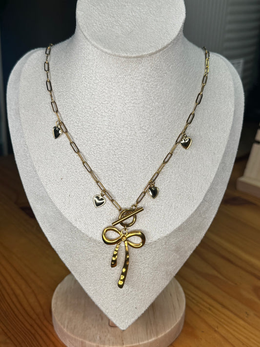 Collar Charms Amores Enlazados