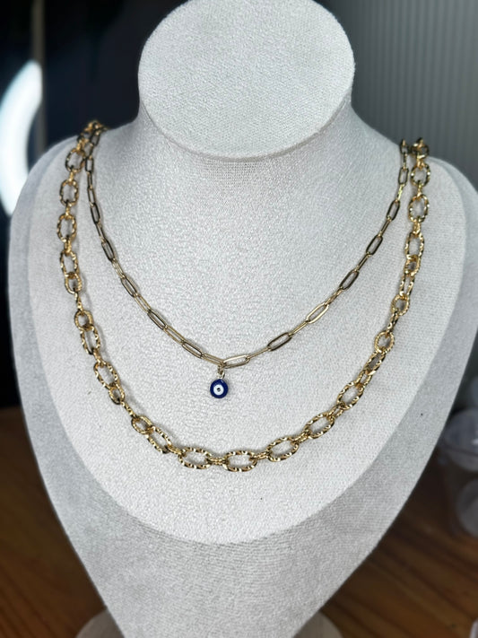 Collar Doble con Ojo