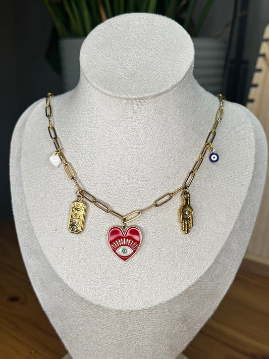Collar Charms Supersticiones