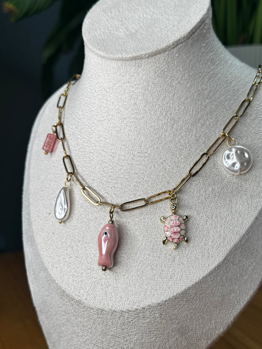 Collar Charms Mar Rosa